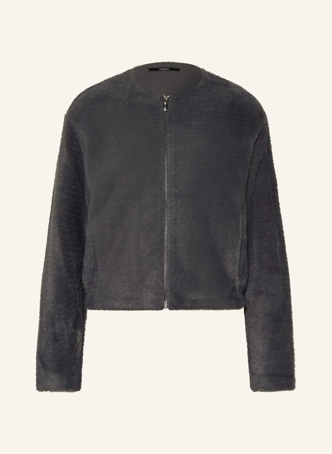 Someday Kunstfell-Jacke Umayan silber von someday