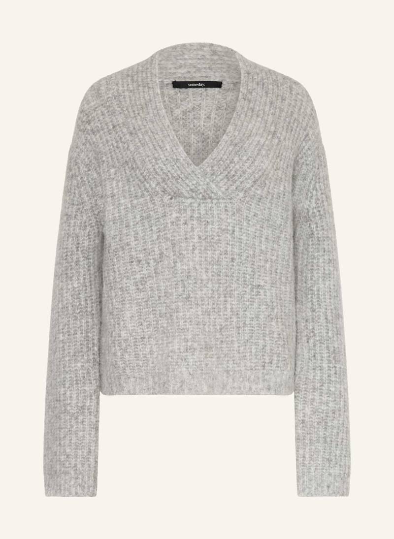 Someday Pullover Talyna grau von someday