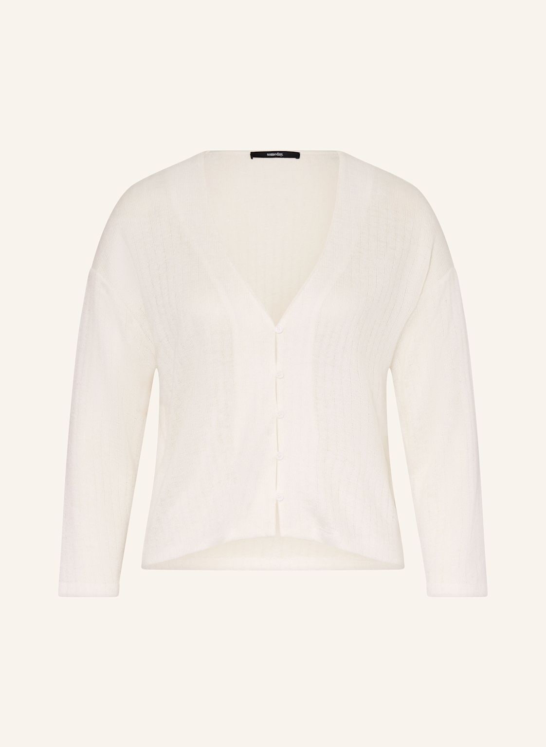 Someday Strickjacke Kemarta weiss von someday