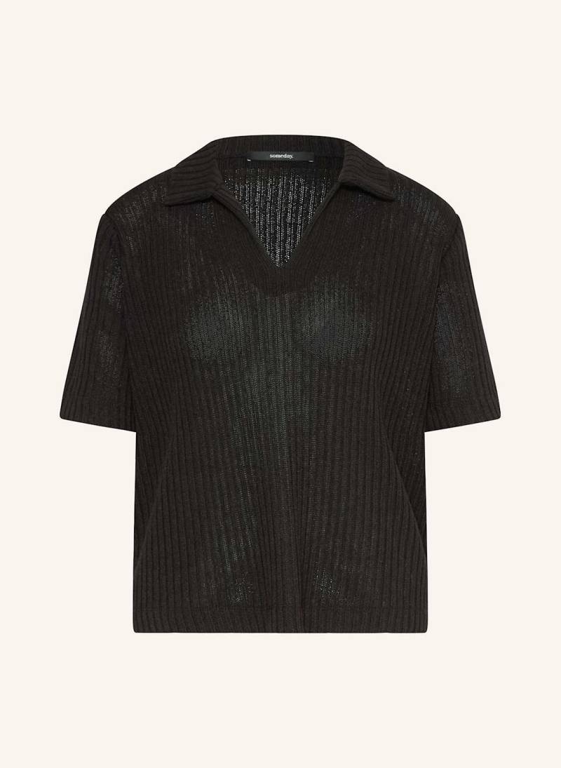 Someday Strickshirt Upolo schwarz von someday