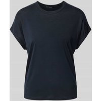 Someday T-Shirt aus Lyocell in unifarbenem Design Modell 'Kanja' in Marine, Größe 36 von someday