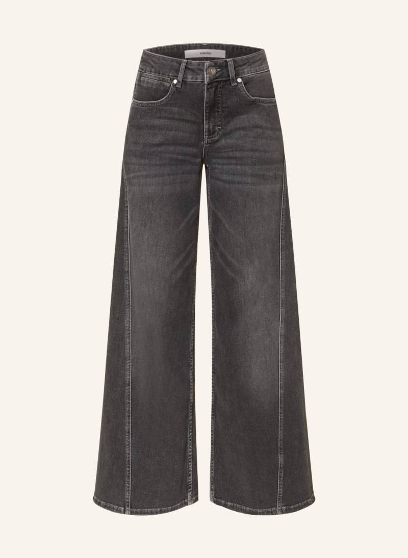 Someday Wide Leg Jeans Cellma grau von someday
