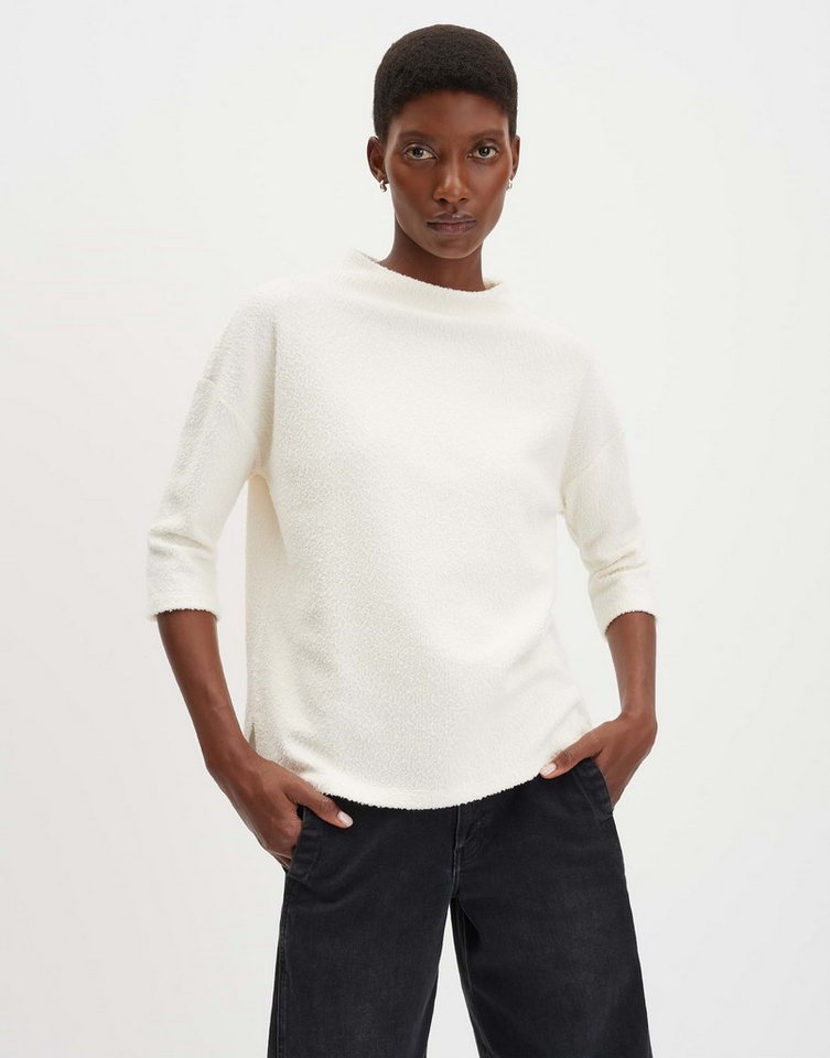 someday 3/4-Arm-Shirt KELISE Regular Jerseyshirt in Bouclé Optik Regular Jerseyshirt und lockere Passform von someday