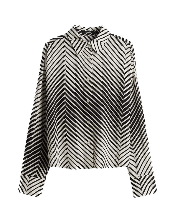 someday - Bluse - Zerina beige/schwarz - Gr. - 42 von someday