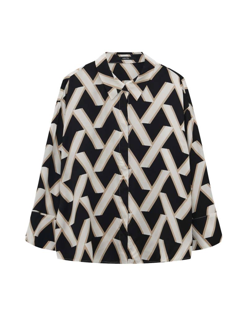 someday - Bluse - Zitano beige/braun - Gr. - M von someday