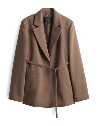 someday Damen Blazer | Longblazer NADELINE Regular mit Gürteldetail Soft Mocha, 34 someday Damen Blazer | Longblazer NADELINE Regular mit Gürteldetail Soft Mocha, 34 von someday