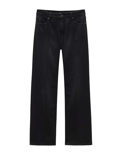 someday Damen Flared | Long Flared Jeans Carie LINE Mid Rise mit Biese Dusty Black, 38 von someday