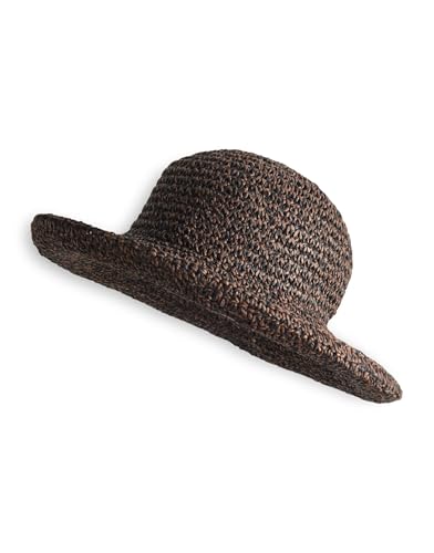 someday Damen Hut | Sonnenhut BOVISA mit breiter Krempe Dark Espresso, 0 von someday