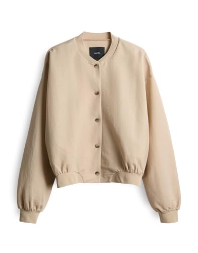 someday Damen Jacke | Blouson NARLIE Comfort aus nachhaltigem Viskose Mix Soft Oat, 40 von someday
