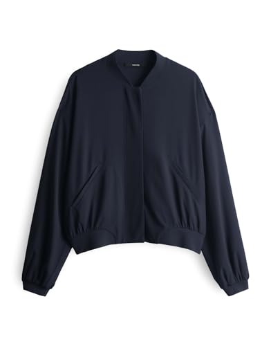 someday Damen Jacke | Blouson NARLIE Detail Regular aus softem Jersey Ocean, 38 von someday