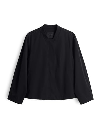 someday Damen Jacke | NORTIA Regular Blousonjacke mit Tunnelzug Black, 36 von someday