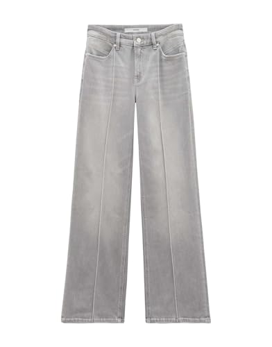 someday Damen Jeans | Long Flared Denim Carie LINE Mid Rise mit Biese Light Hazy Grey, 40 someday Damen Jeans | Long Flared Denim Carie LINE Mid Rise mit Biese Light Hazy Grey, 40 von someday