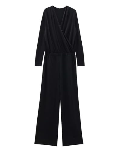 someday Damen Jumpsuit | Jumpsuit CANDELIA Wide mit Glitzer-Effekt Black, 40 someday Damen Jumpsuit | Jumpsuit CANDELIA Wide mit Glitzer-Effekt Black, 40 von someday