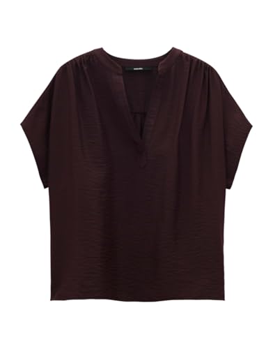 someday Damen Kurzarmbluse | Plum, S von someday