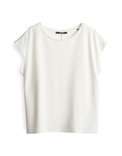 someday Damen Kurzarmshirt | Jerseyshirt Kamie Regular mit Schlitzdetail Milk, 38 someday Damen Kurzarmshirt | Jerseyshirt Kamie Regular mit Schlitzdetail Milk, 38 von someday