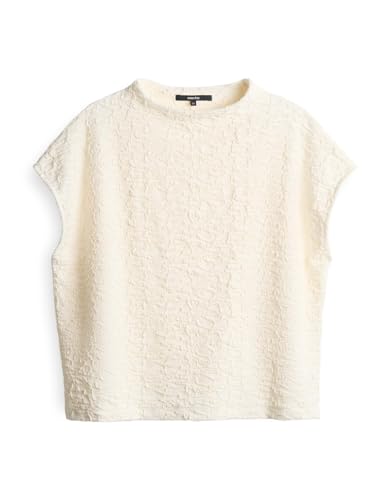 someday Damen Kurzarmshirt | Jerseyshirt Kennie Regular in 3D Struktur Milk, 40 someday Damen Kurzarmshirt | Jerseyshirt Kennie Regular in 3D Struktur Milk, 40 von someday