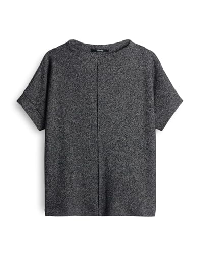 someday Damen Kurzarmshirt | KANI Loose Jerseyshirt in Boucléoptik Ocean, M von someday