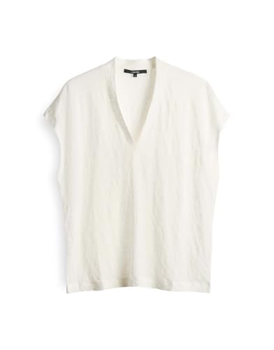 someday Damen Kurzarmshirt | Leinenshirt KUINN mit tiefen V-Neck Milk, 38 someday Damen Kurzarmshirt | Leinenshirt KUINN mit tiefen V-Neck Milk, 38 von someday