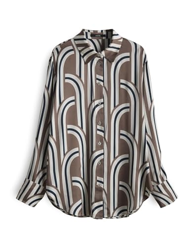 someday Damen Langarmbluse | Printbluse ZEYTON Loose im angesagten Mid-Century Druck Soft Mocha, 42 someday Damen Langarmbluse | Printbluse ZEYTON Loose im angesagten Mid-Century Druck Soft Mocha, 42 von someday