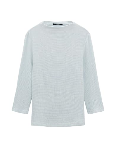 someday Damen Langarmshirt | Jerseyshirt KARIANA Regular aus nachhaltigem Viskose Mix Azure Blue, 36 von someday