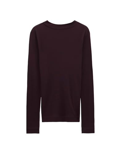 someday Damen Langarmshirt | Jerseyshirt KEJANDRA Slim aus Tencel Plum, 40 von someday