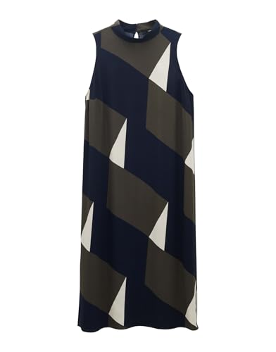 someday Damen Midikleid | Printkleid QHIA aus Ecovero Viskose deep Green, 34 von someday