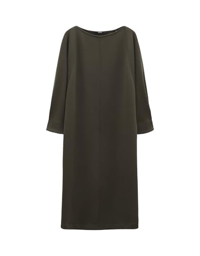 someday Damen Midikleid | Sweatkleid QELENA aus weichem Modal Mix deep Green, 36 von someday