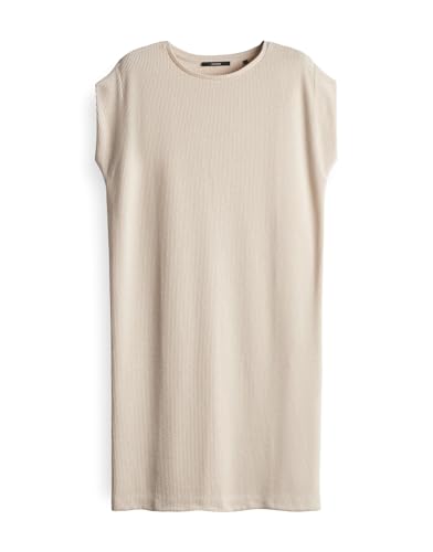 someday Damen Minikleid | Sweatkleid QUJANINA mit feiner Rippstruktur Natural Glaze, 42 von someday