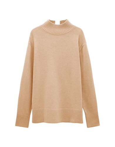 someday Damen Pullover | Strickpullover TAHILA Loose mit Kaschmir Cashmere Cream Melange, 38 von someday