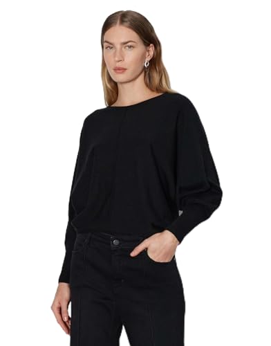 someday Damen Pullover | Weicher Strickpullover Taliya LINE Loose Black, 38 von someday