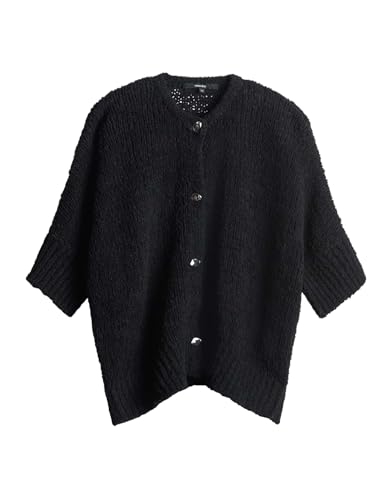 someday Damen Strickjacke | Cardigan TIBELITA aus weichem Bändchgarn Black, 42 someday Damen Strickjacke | Cardigan TIBELITA aus weichem Bändchgarn Black, 42 von someday