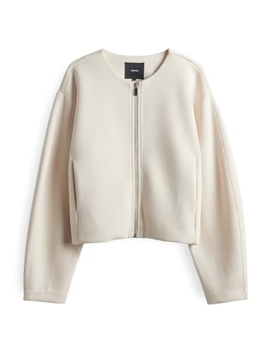 someday Damen Sweatjacke | Bomberjacke UGRACE Loose mit stilvollen Ballonärmeln Natural Glaze, 42 von someday