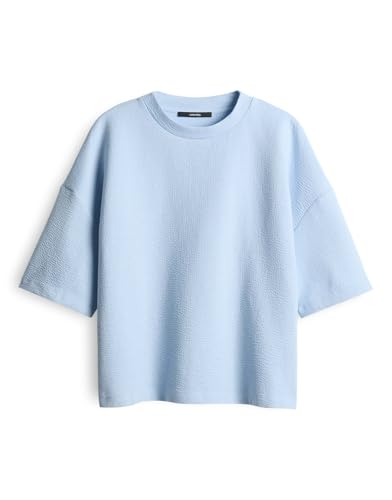 someday Damen Sweatshirt | Oversized Sweatshirt UMELIA aus nachhaltigem BCI Cotton Mix Clear Water, 38 von someday