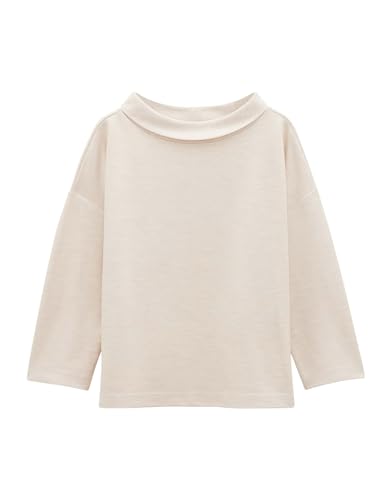 someday Damen Sweatshirt | Sweater ULUNA Loose aus Viskose Twill Mellow mélange, 40 von someday
