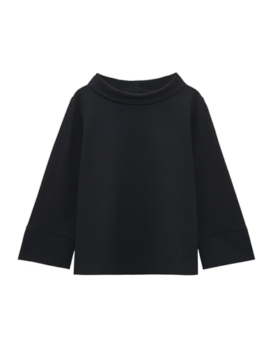 someday Damen Sweatshirt | Sweater Ubella aus Ecovero Viskose Mix Black, 40 von someday