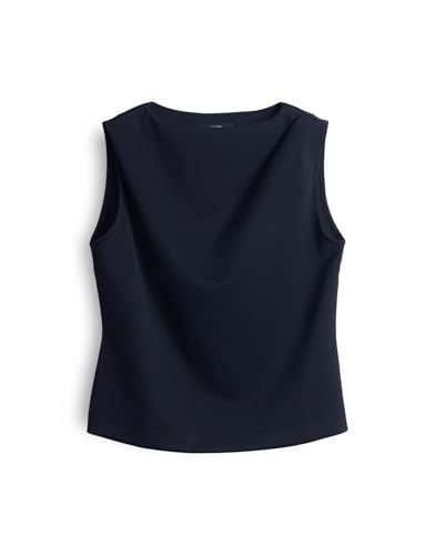 someday Damen Sweatshirt | UKAIDA Slim drapiertes Sweatshirt in Twill Optik Ocean, 38 von someday