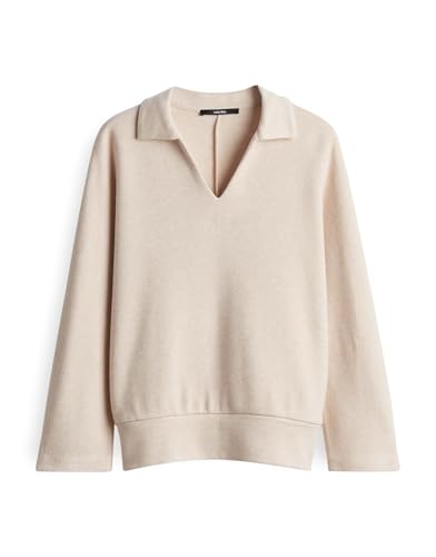 someday Damen Sweatshirt | ULICA Loose Sweatshirt aus weichem ECOVERO™ Viskose Mix Mellow mélange, 38 von someday