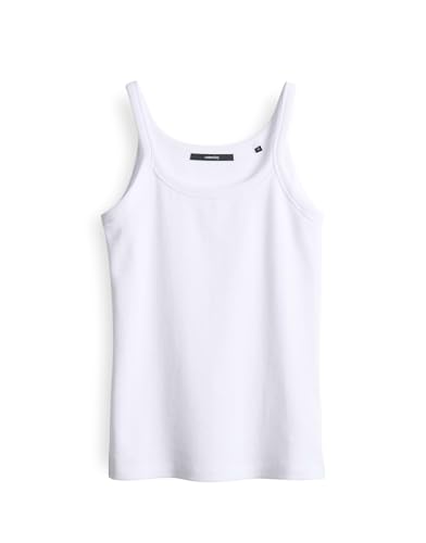 someday Damen Top | KLARINA Slim Trägertop aus gerippten Jersey White, 42 someday Damen Top | KLARINA Slim Trägertop aus gerippten Jersey White, 42 von someday