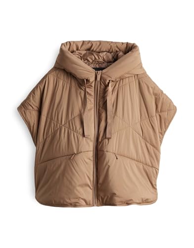 someday Damen Weste | VENKARA Loose wattierte Steppweste mit Diamond Quilting pale greige, M von someday