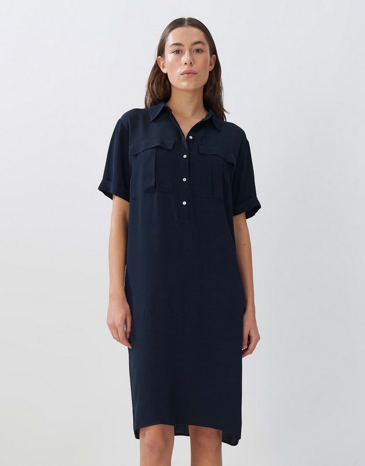 someday Hemdblusenkleid Blusenkleid QUINTY aus nachhaltiger Krepp Viskose von someday