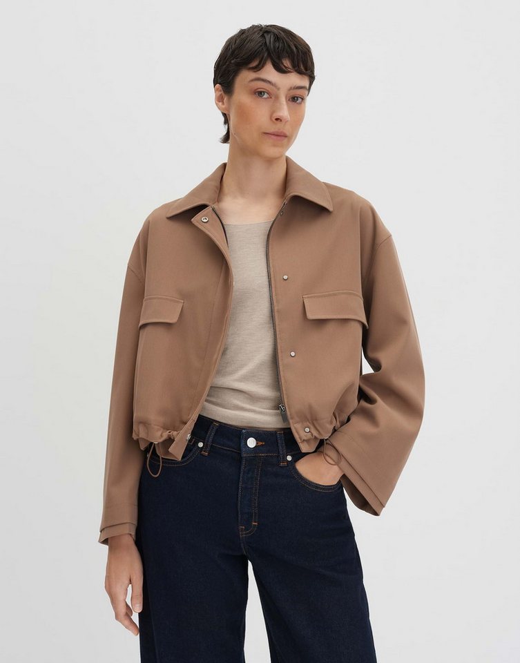 someday Jackenblazer NOUSA Loose mit Ballonsaum O-förmiger Schnitt mit verkürzter Länge von someday