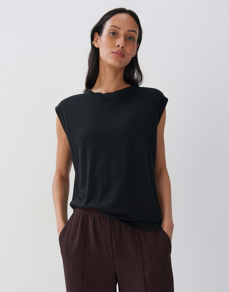 someday Kurzarmshirt Basicshirt KAMNA Loose aus Tencel von someday