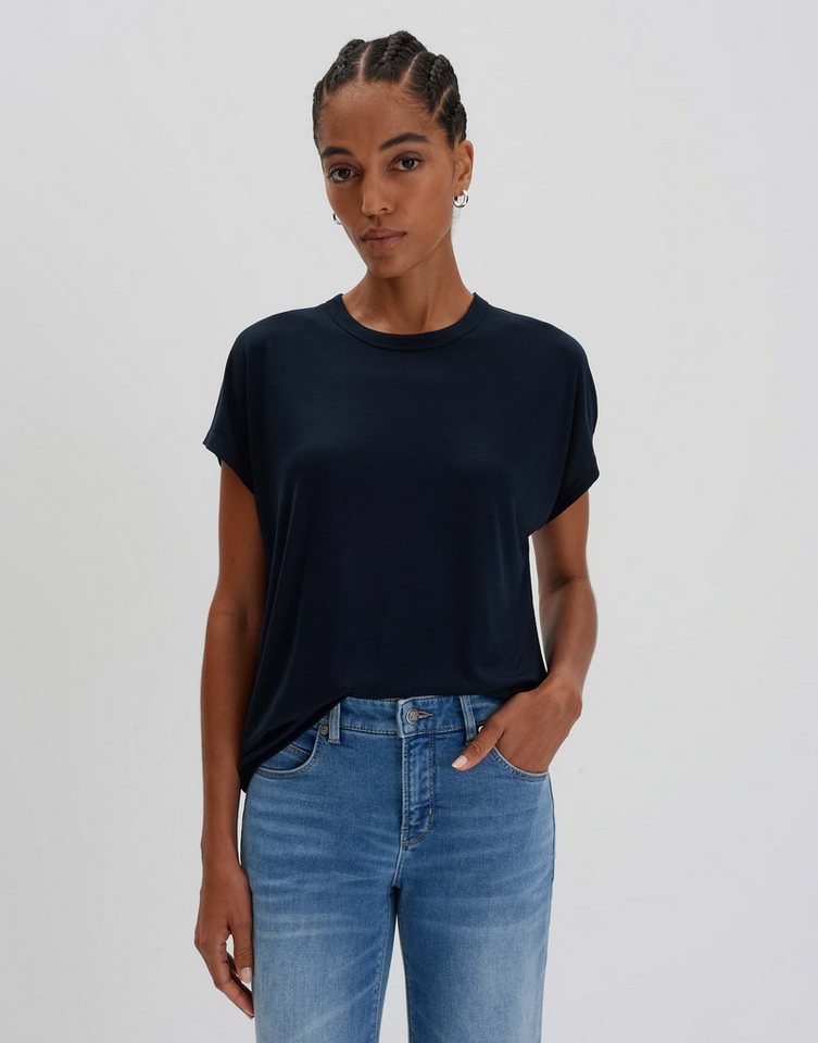 someday Kurzarmshirt Jerseyshirt KANJA Loose aus LYOCELL von someday