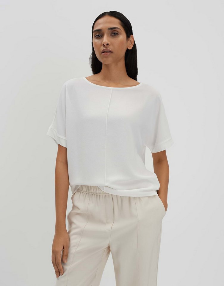 someday Kurzarmshirt KALESIA Regulart im Materialmix von someday