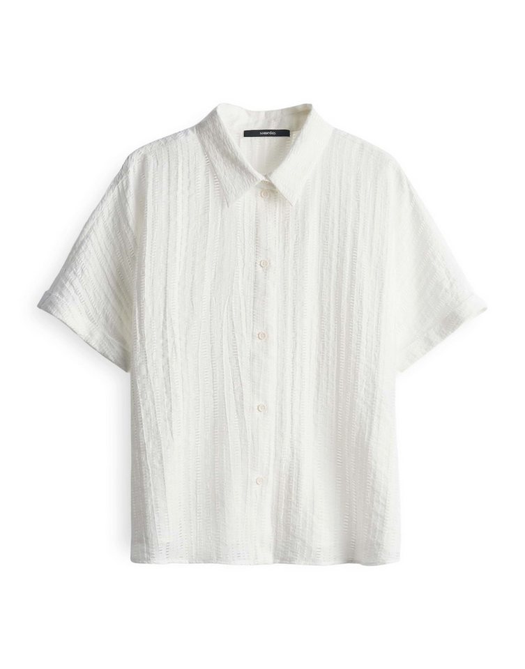 someday Langarmbluse Bluse Zilina structure von someday