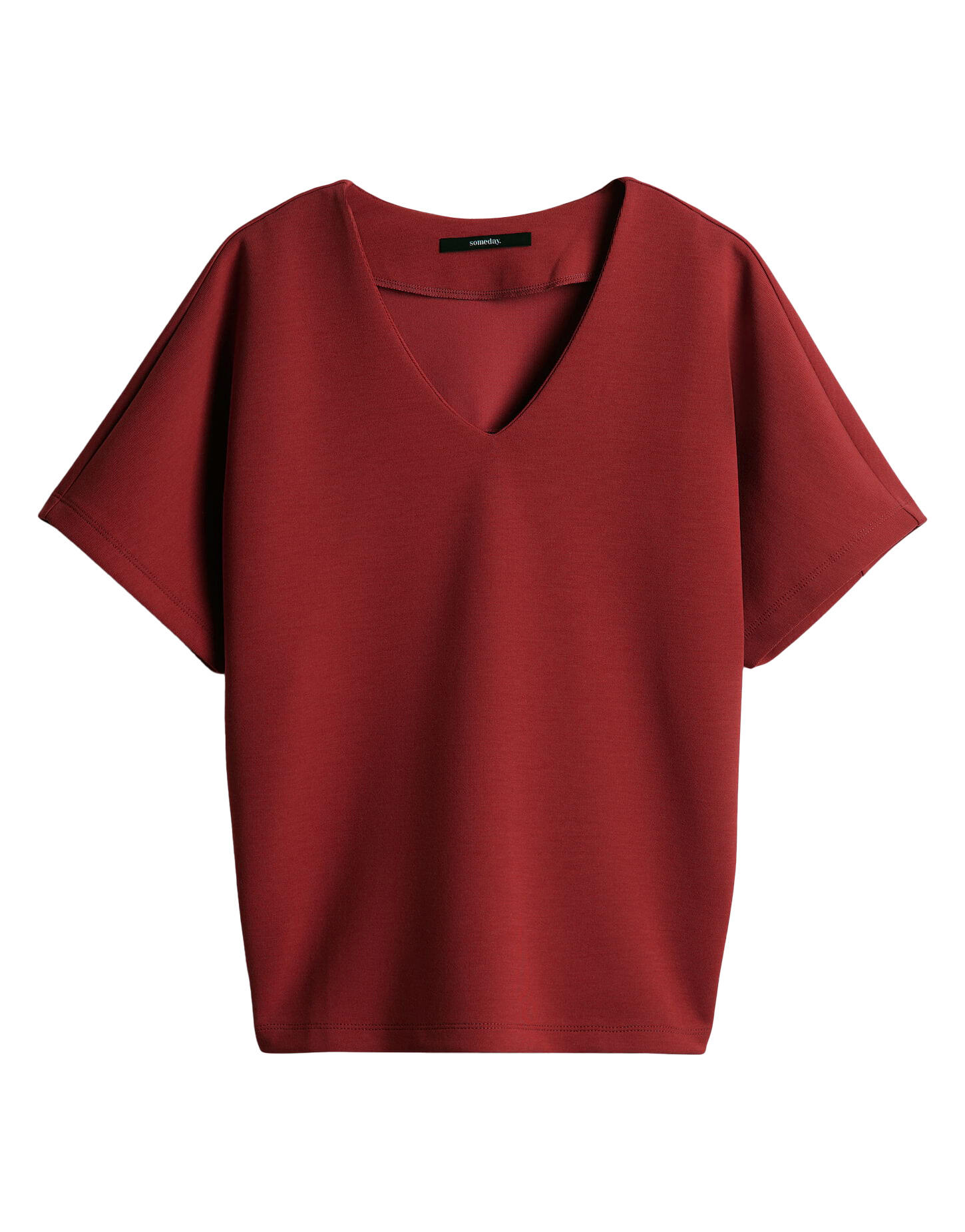 someday - Loose Sweatshirt - Ulinde rot - Gr. - 38 von someday