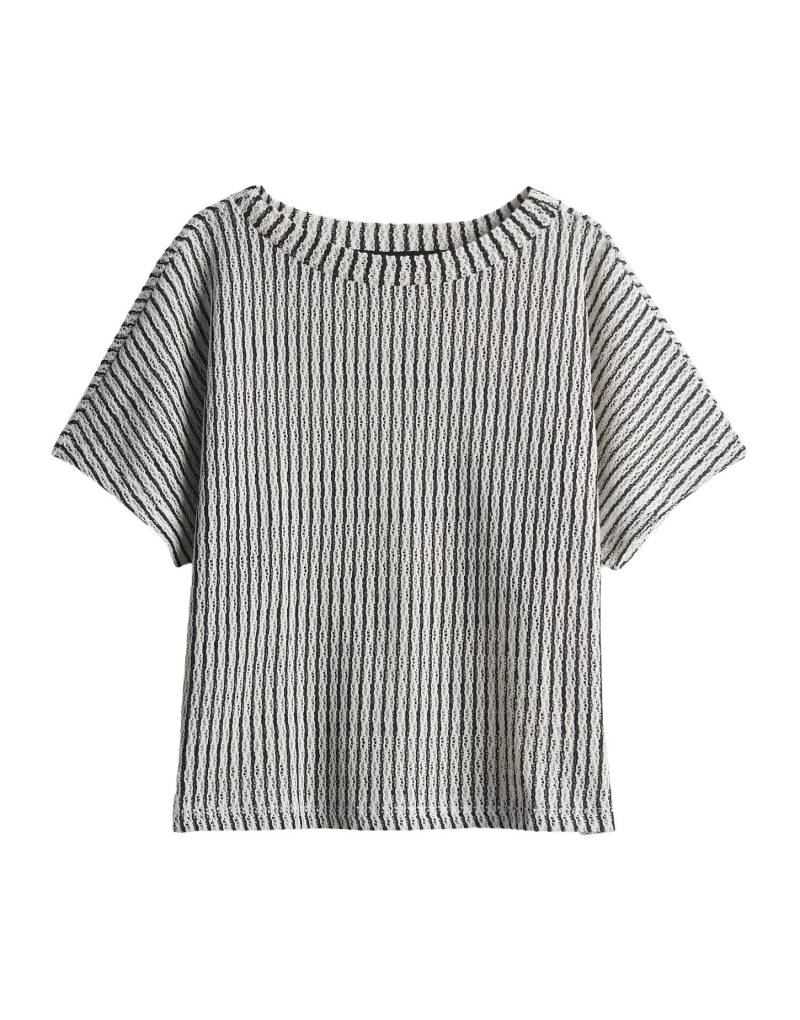 someday - Loose Sweatshirt - Umila schwarz/weiß - Gr. - M von someday