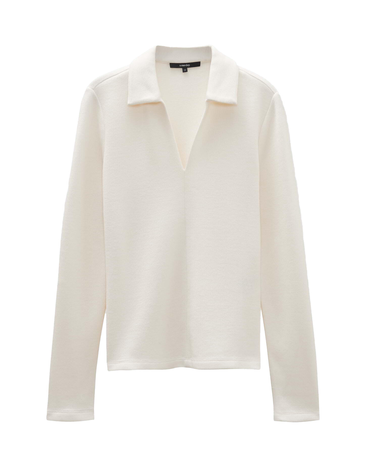 someday - Poloshirt - Kiky weiß - Gr. - 38 von someday