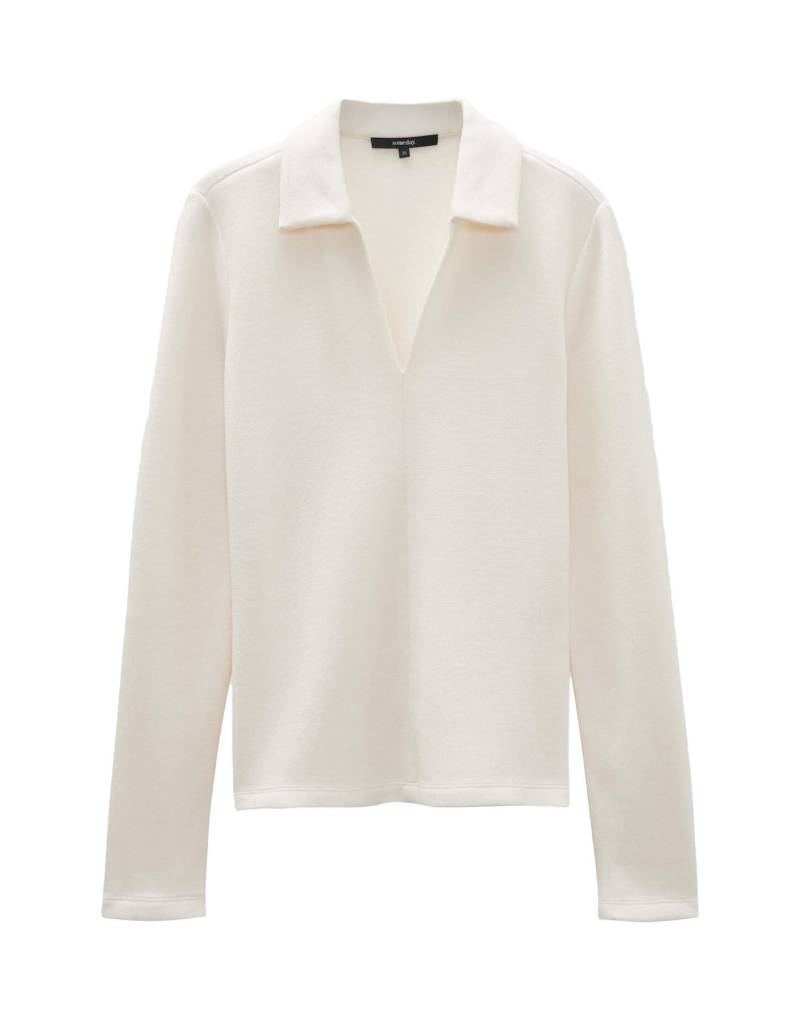 someday - Poloshirt - Kiky weiß - Gr. - 38 von someday