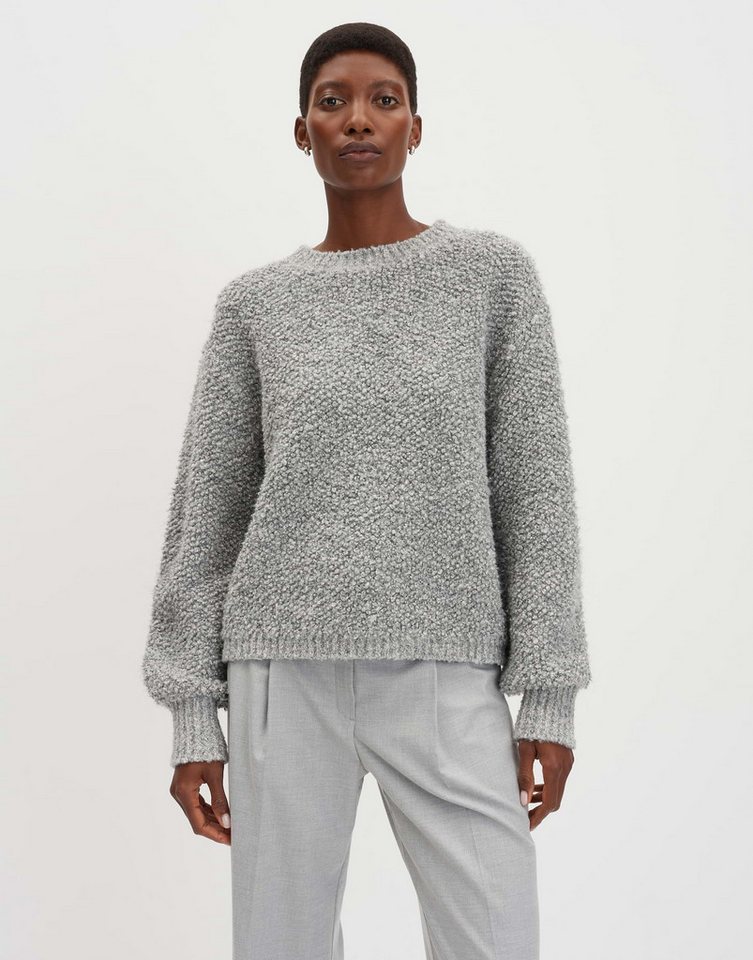 someday Strickpullover TELENA Loose mit Bouclégarn Weit geschnittener Strickpullover mit Bouclé und weichem Griff von someday